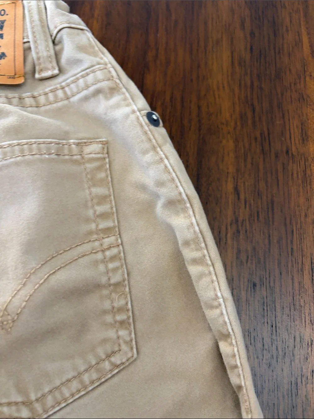 Kids Levi tan Casual pants - Classic Straight Fit